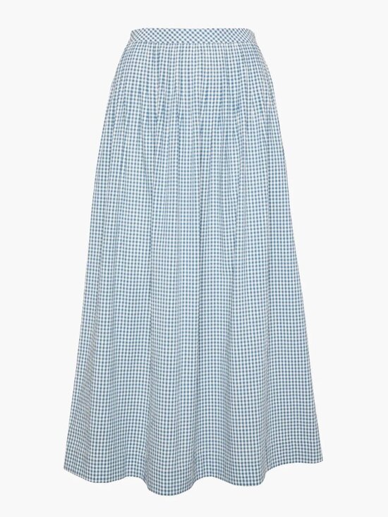 Hill House Dresses & Skirts - NEW Hill House Home The Ame Skirt in Lagoon Teal Gingham